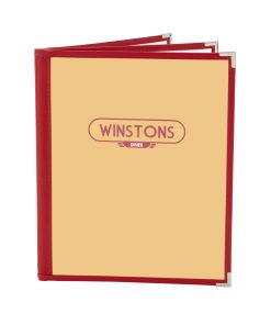 Cafe menu cover Leatherette