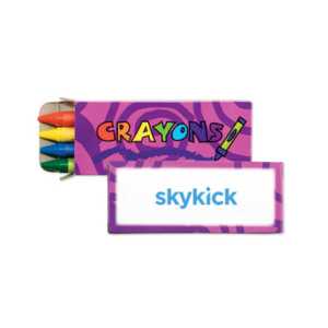 Crayon 4 Pack With Imprint