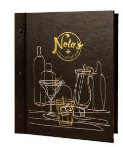 Screw post menu cover