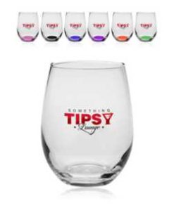 9 oz stemless wine glass