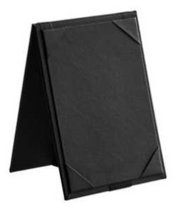 Casebound table tent