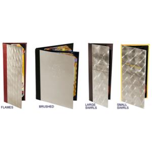 Aluminum menu cover